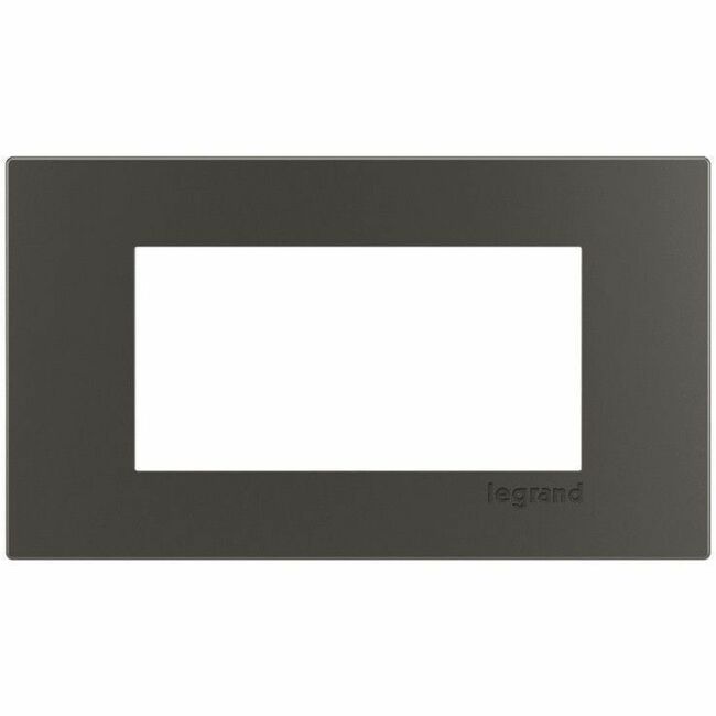 Wiremold Dash Series 2-Cube Trim Plate - Brass - Thumbnail 1