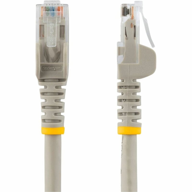StarTech.com 10 ft. CAT6 Ethernet Cable - 10 Pack - ETL Verified - Gray CAT6 Patch Cord - Snagless RJ45 Connectors - 24 AWG - UTP - Thumbnail 3