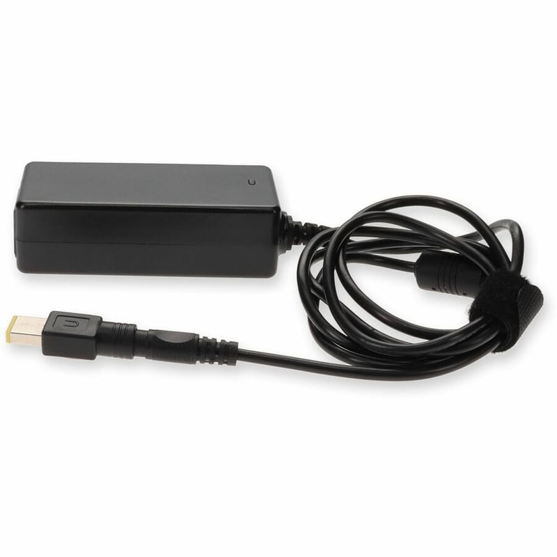 AddOn Lenovo 0C19880 Compatible 45W 20V at 2.25A Black Slim Tip Laptop Power Adapter and Cable - Thumbnail 2