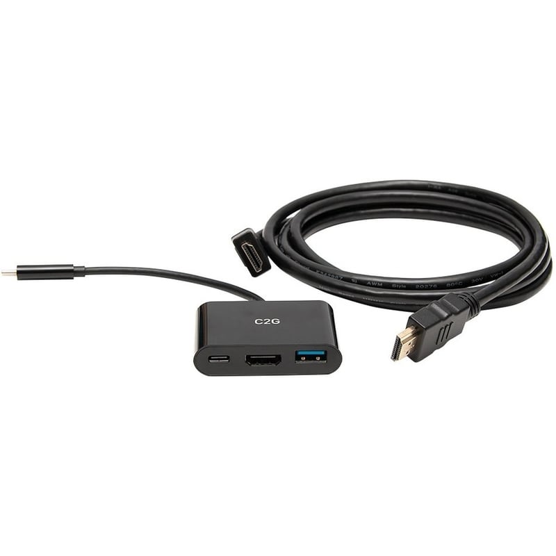 C2G USB C Mini Docking Station Kit for Chromebook - 6ft HDMI Cable Included - Thumbnail 1