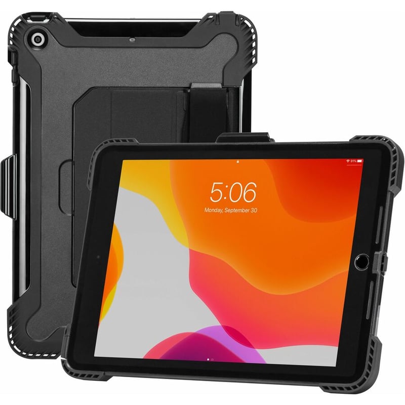 Targus SafePort THD500GL Rugged Carrying Case (Folio) for 10.2" to 10.5" Apple iPad (7th Generation), iPad (9th Generation), iPad (8th Generation), iPad Air, iPad Pro Tablet - Black - Thumbnail 4