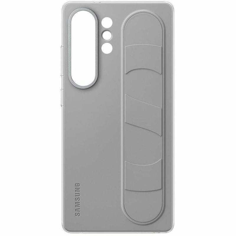 Samsung Galaxy S25 Ultra Standing Grip Case, Gray - Thumbnail 1