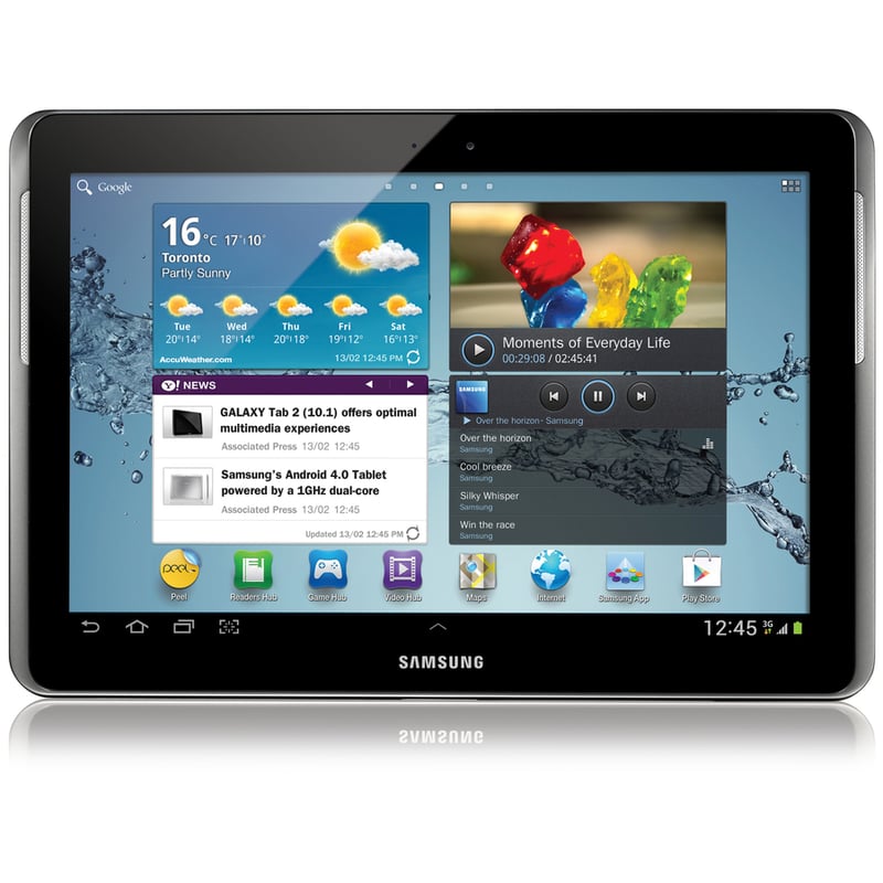 Samsung Galaxy Tab 2 GT-P5113 Tablet - 10.1" WXGA - 1 GB - 16 GB Storage - Android 4.1 Jelly Bean - Titanium Silver - Thumbnail 3