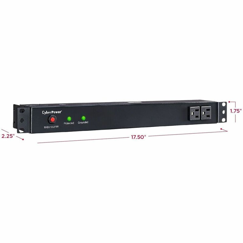 CyberPower RKBS15S2F8R Rackbar 10 - Outlet Surge with 3600 J - Thumbnail 3