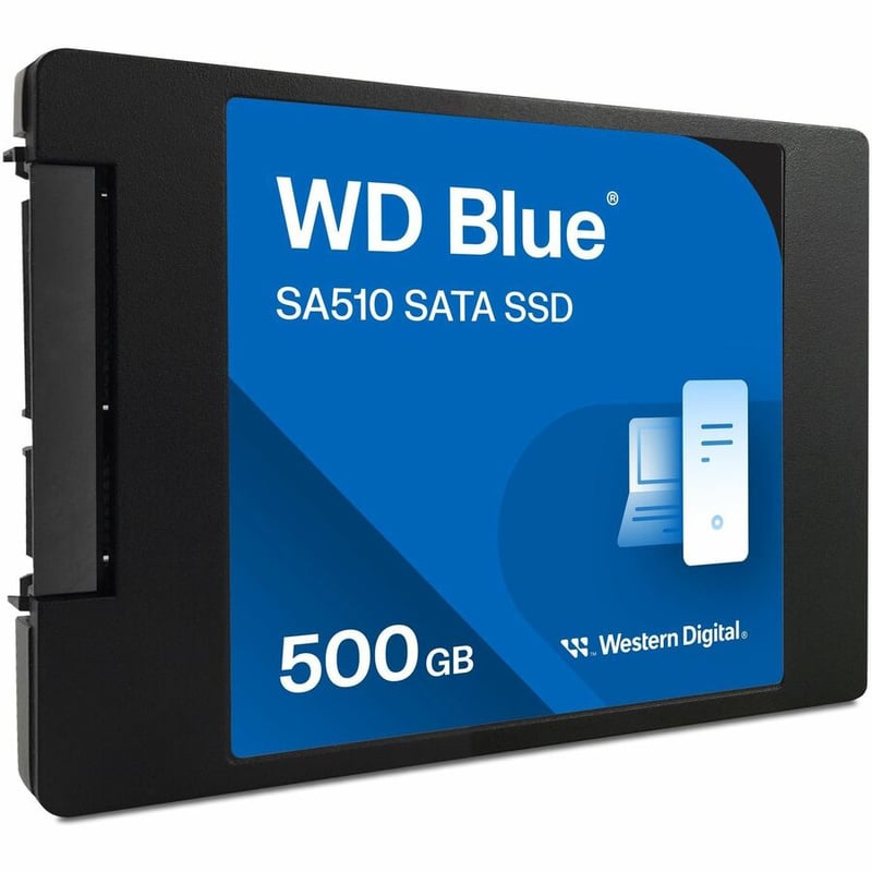 WD Blue SA510 WDS500G3B0A 500 GB Solid State Drive - 2.5" Internal - SATA - Thumbnail 2
