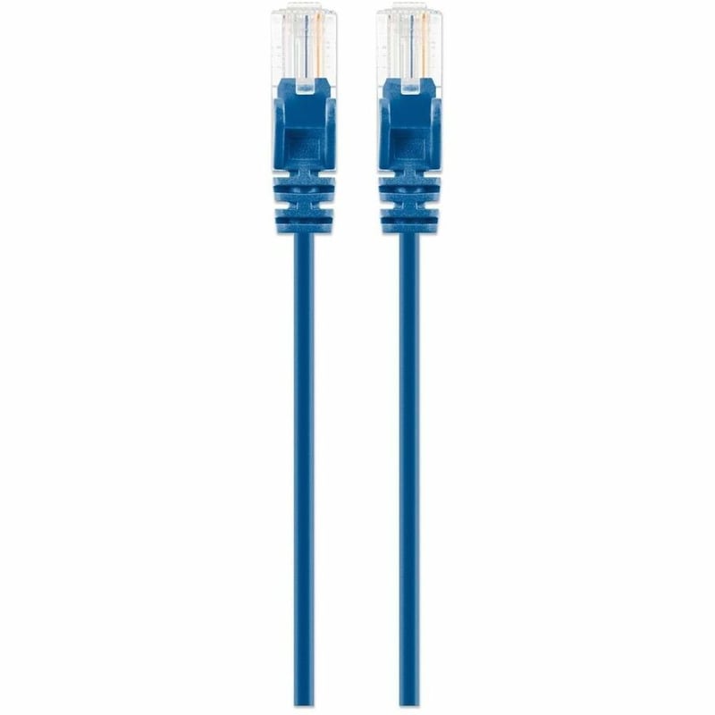CAT6A U/UTP SLIM NETWORK PATCH CABLE, 10 FT., BLUE - Thumbnail 3