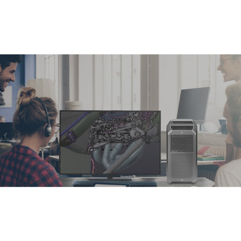 HP Z4 G4 Workstation - 1 x Intel Xeon W-2123 - 32 GB - Mini-tower - Black
