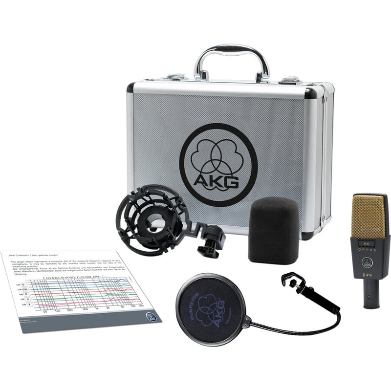 AKG C414 XLII Wired Condenser Microphone - Thumbnail 3
