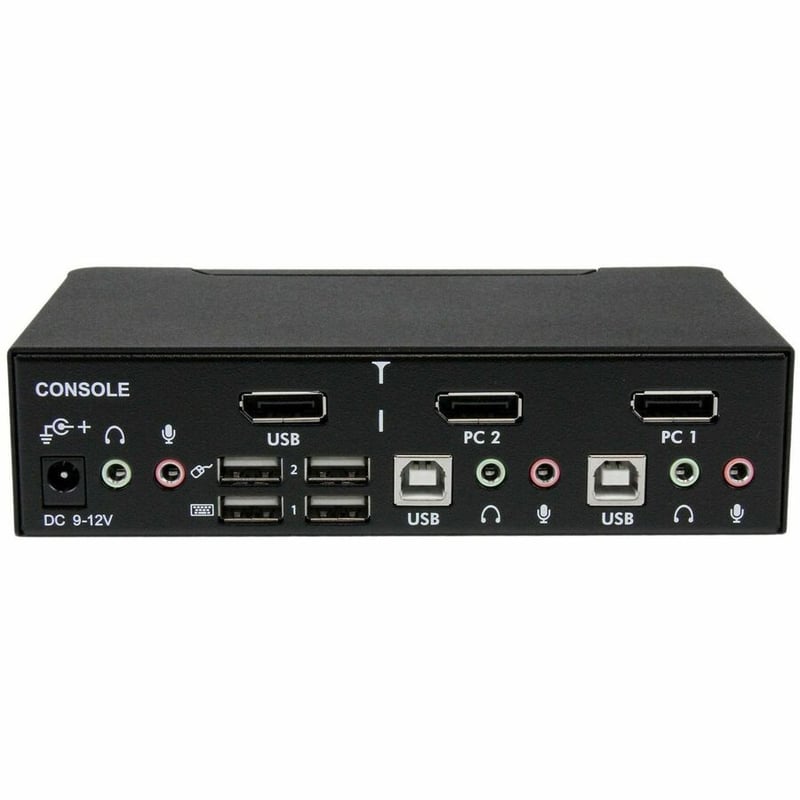 StarTech.com 2 Port USB DisplayPort KVM Switch with Audio - Thumbnail 4