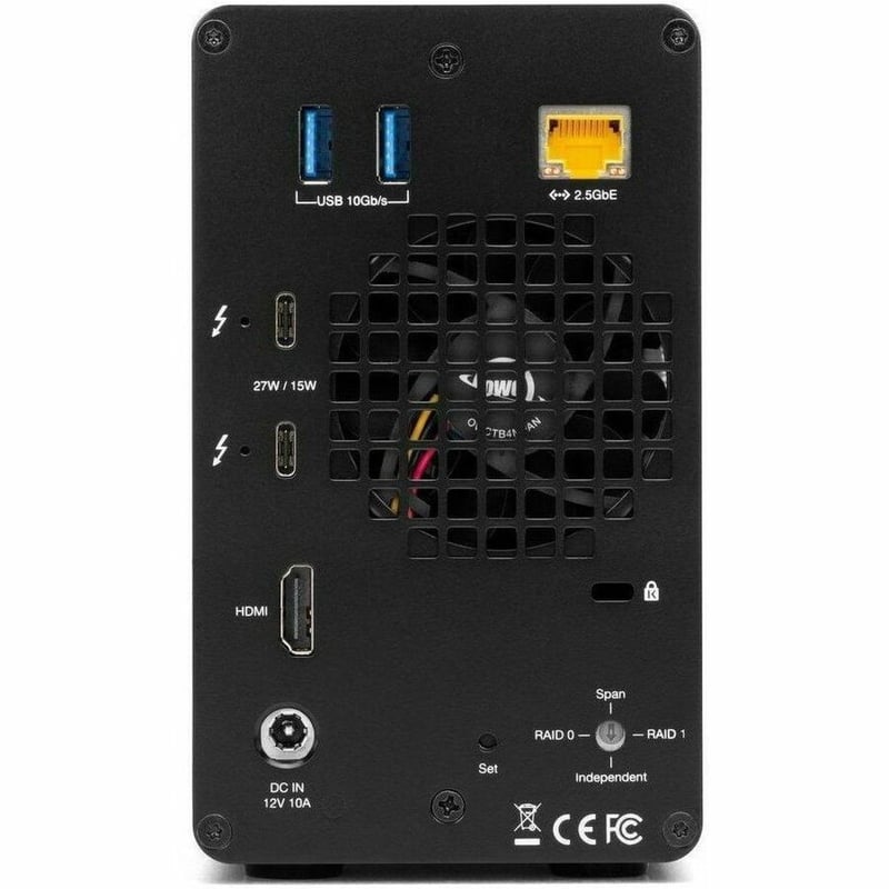 OWC GEMINI 40TB THUNDERBOLT 40GB/S DOCK AND DUAL-DRIVE RAID STORAGE SOLUTION - U - Thumbnail 5