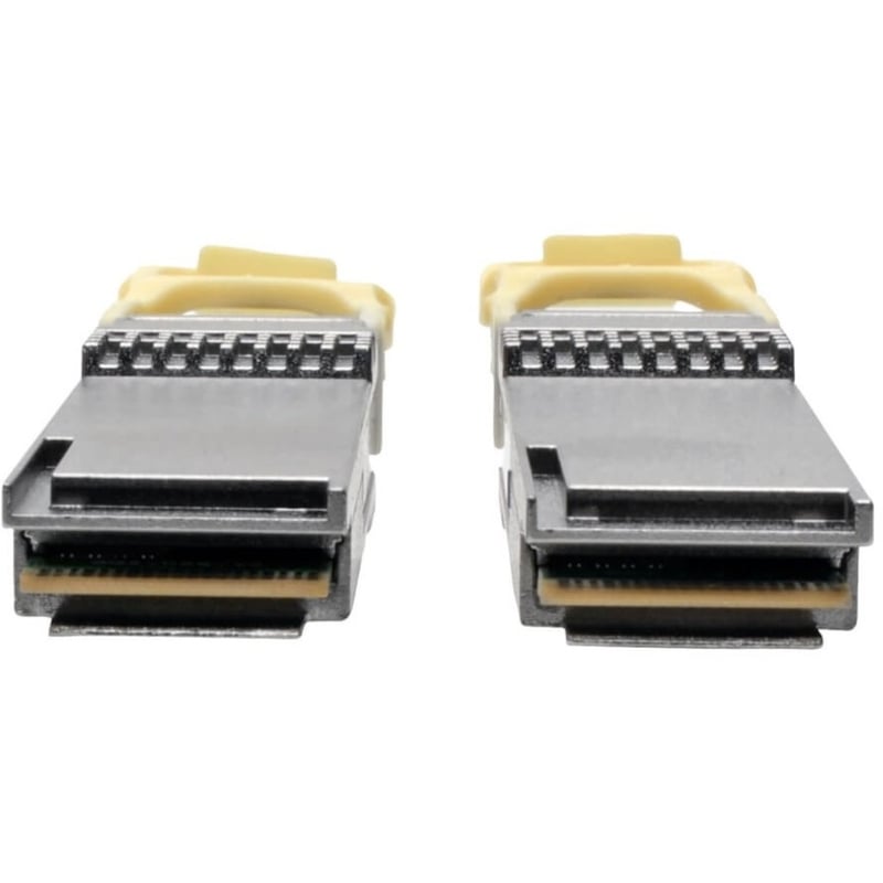 Eaton Tripp Lite Series QSFP28 to QSFP28 Active Optical Cable - 100GbE, AOC, M/M, Aqua, 20M (65.61 ft.) - Thumbnail 3