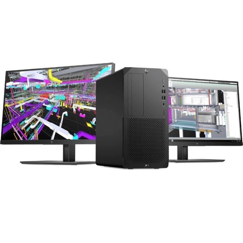 HP Z2 G5 Workstation - 1 Xeon W-1250P - vPro Technology - 32 GB - Tower - Black - Thumbnail 4