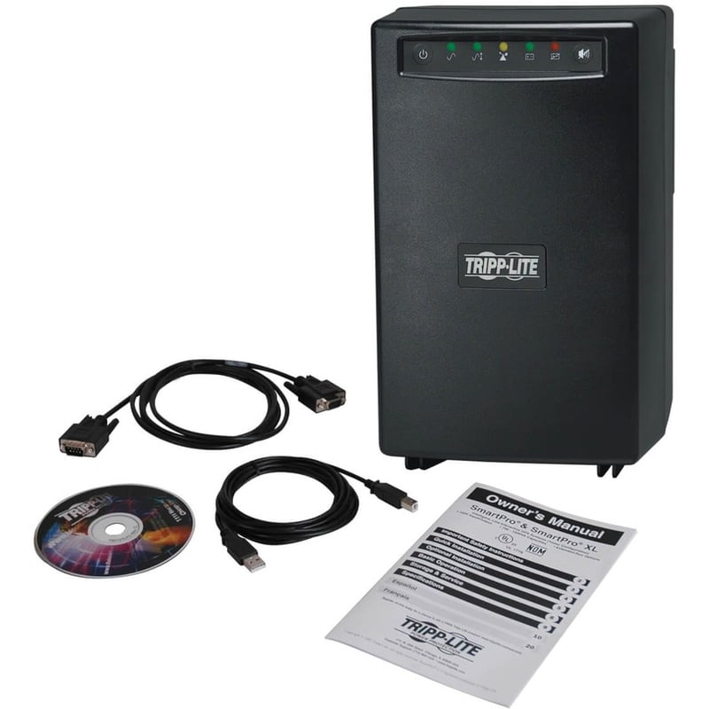 Tripp Lite by Eaton UPS Smart 1500VA 980W Tower Battery Back Up AVR 120V USB DB9 SNMP for Servers - Thumbnail 2