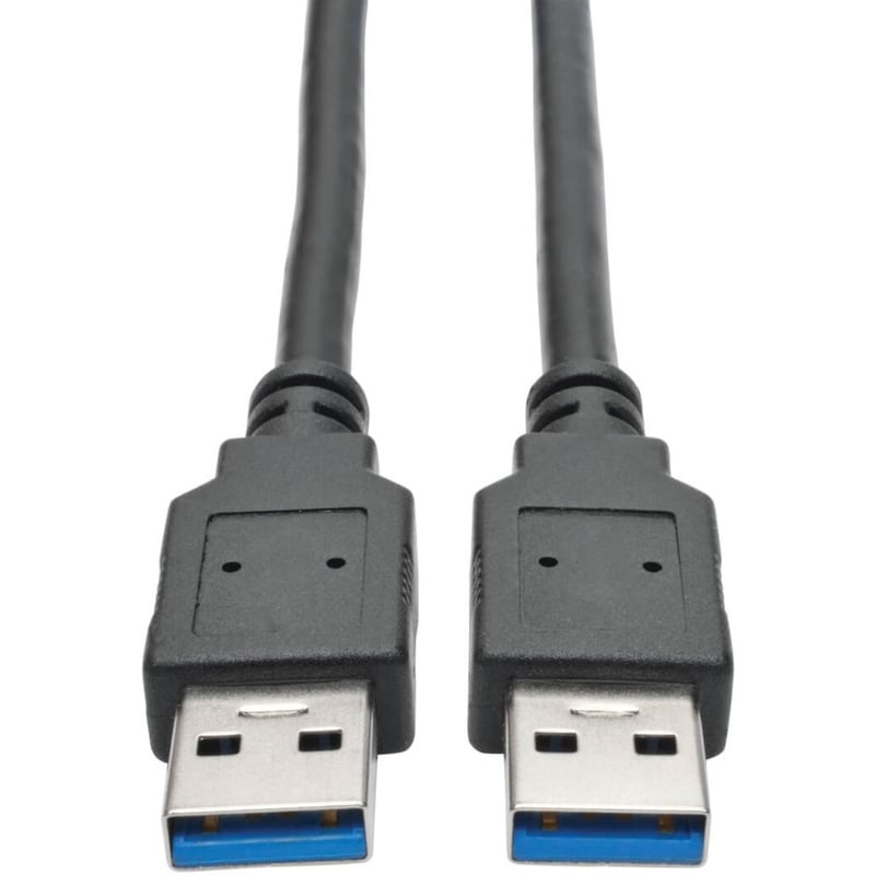 Eaton Tripp Lite Series USB 3.0 SuperSpeed A/A Cable (M/M), Black, 3 ft. (0.91 m) - Thumbnail 1