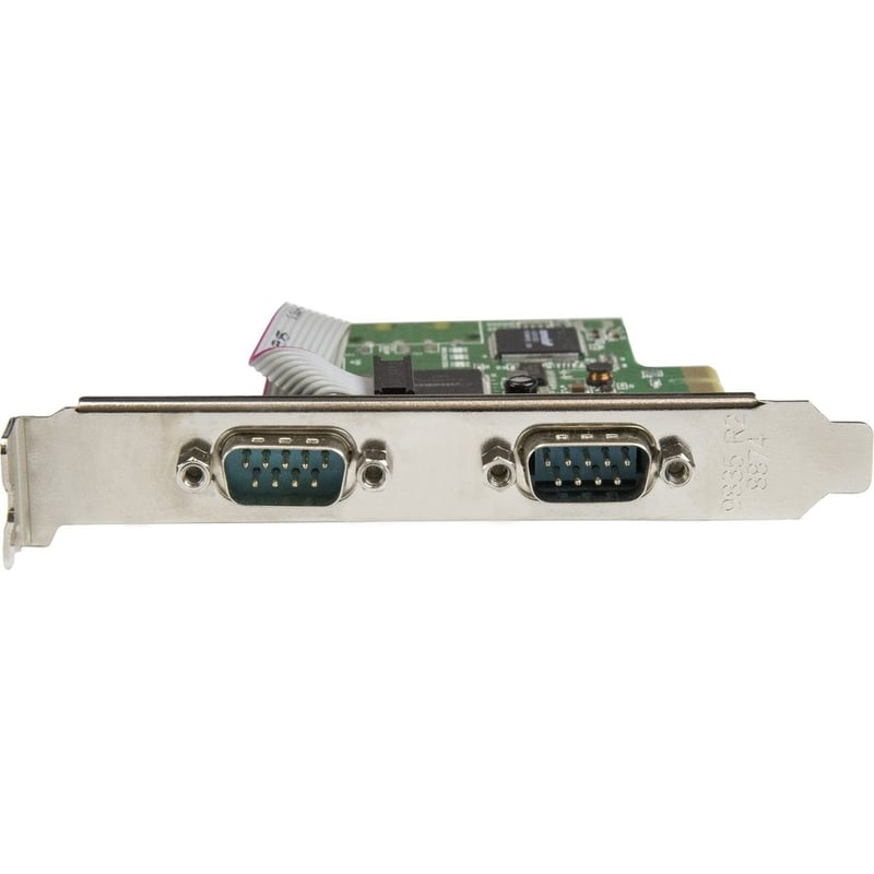 StarTech.com PCI Express Serial Card " 2 port " Dual Channel 16C1050 UART " Serial Port PCIe Card " Serial Expansion Card - Thumbnail 4