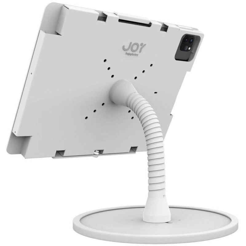 The Joy Factory Elevate II Flex Countertop Stand Kiosk for iPad Pro 12.9" 4th Gen (White) - Thumbnail 3