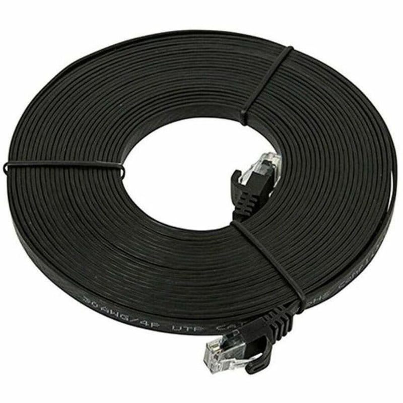 MONOPRICE FLEXBOOT FLAT CAT6 ETHERNET PATCH CABLE - SNAGLESS RJ45_ FLAT_ 550MHZ_ - Thumbnail 2