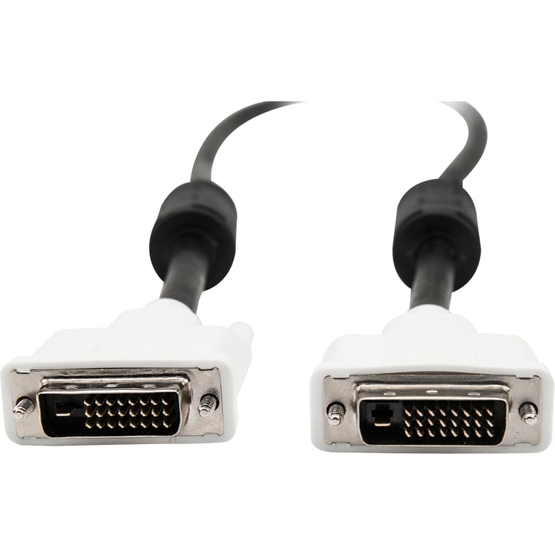 Rocstor Premium 6ft DVI-D Dual Link Cable - M/M - 6ft - Black - Video Monitor Cable - Thumbnail 2