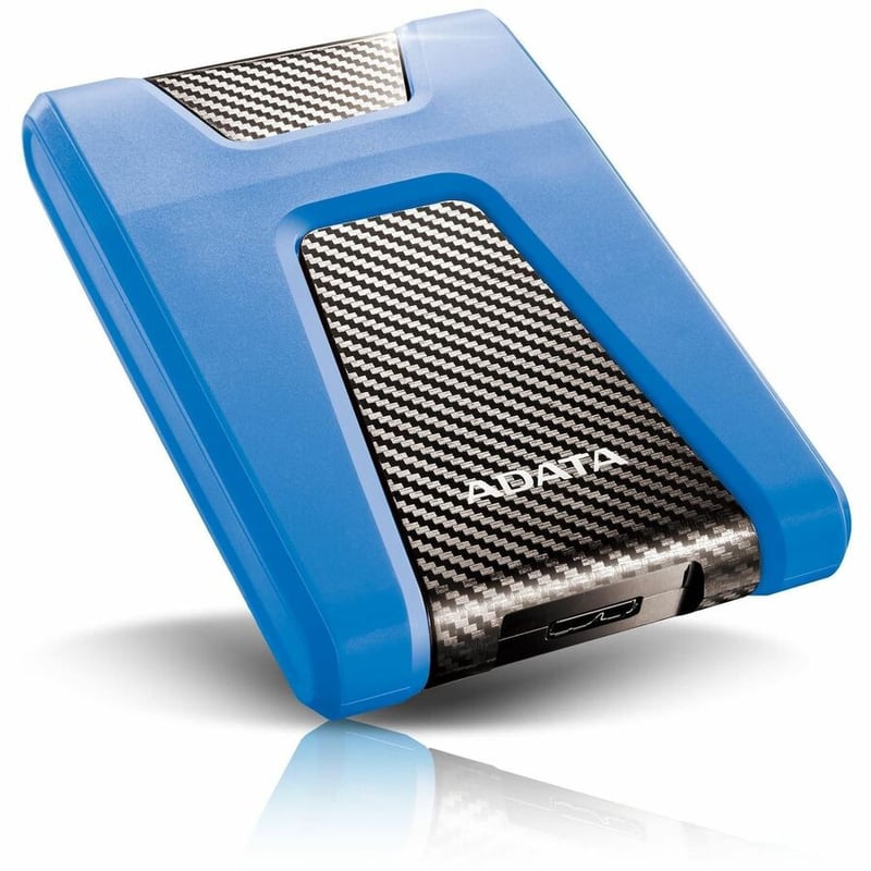 Adata DashDrive Durable HD650 2 TB Portable Hard Drive - External - Blue - Thumbnail 3