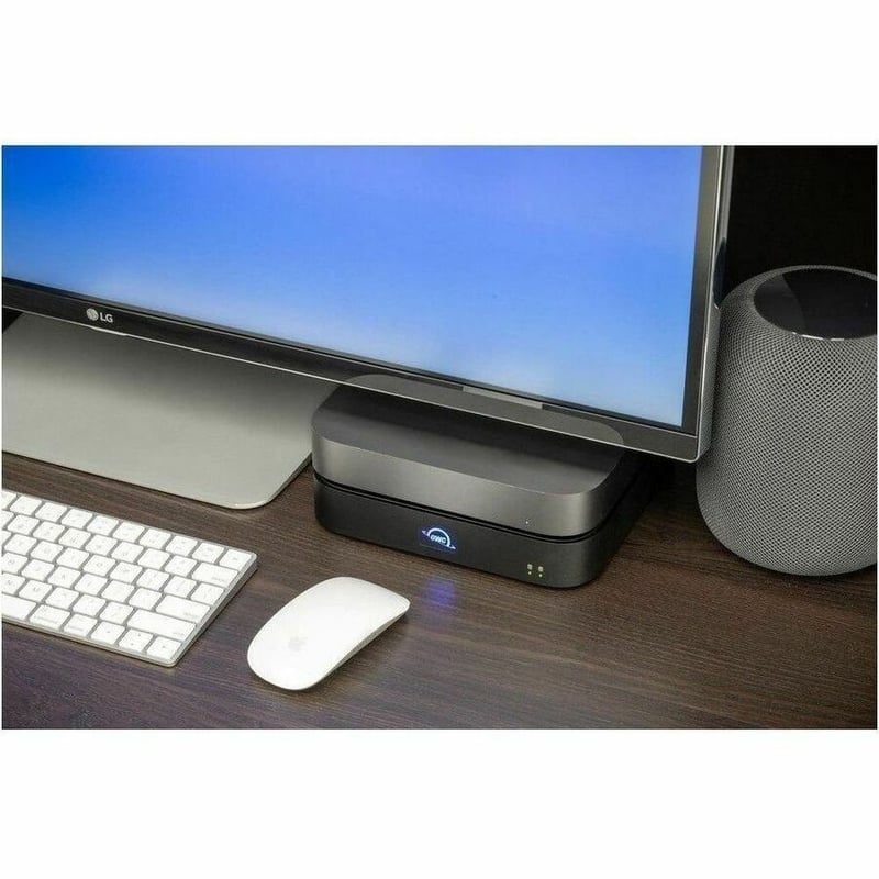 OWC MINISTACK STX 0TB THUNDERBOLT STORAGE ENCLOSURE - BLACK - FOR 1XSATA HDD/SSD - Thumbnail 2