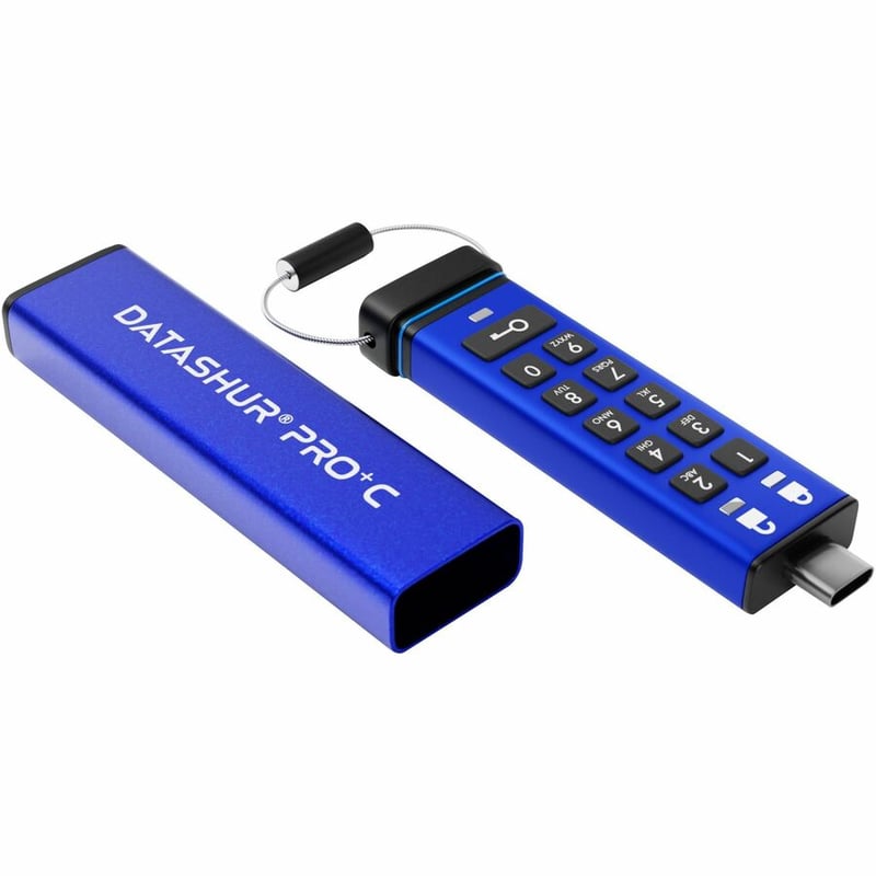 512GB DATASHUR PRO+C FIPS 140-3 SECURE PIN PROTECTED USB DRIVE-TAA - Thumbnail 3