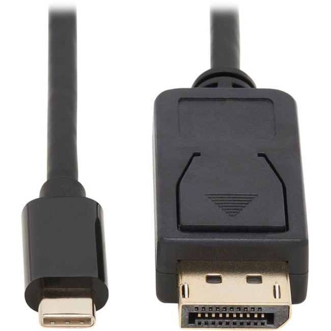Eaton Tripp Lite Series USB-C to DisplayPort Bi-Directional Active Adapter Cable (M/M), 4K 60 Hz, HDR, Locking DP Connector, 3 ft. (0.9 m) - Thumbnail 1