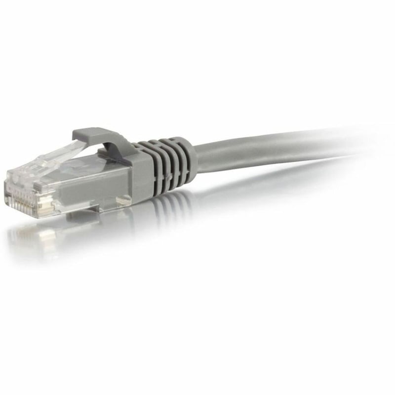 Quiktron Q-Series Patch Cords, CAT5E, Booted, Gray, 7 FT - Thumbnail 1