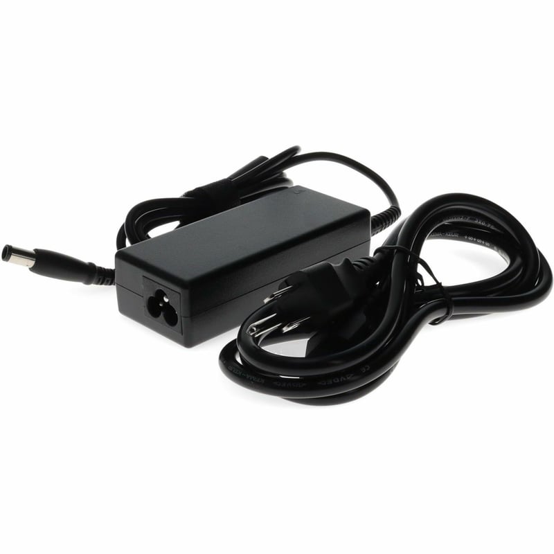 Dell 6TFFF Compatible 65W 19.5V at 3.34A Black 7.4 mm x 5.0 mm Laptop Power Adapter and Cable - Thumbnail 1