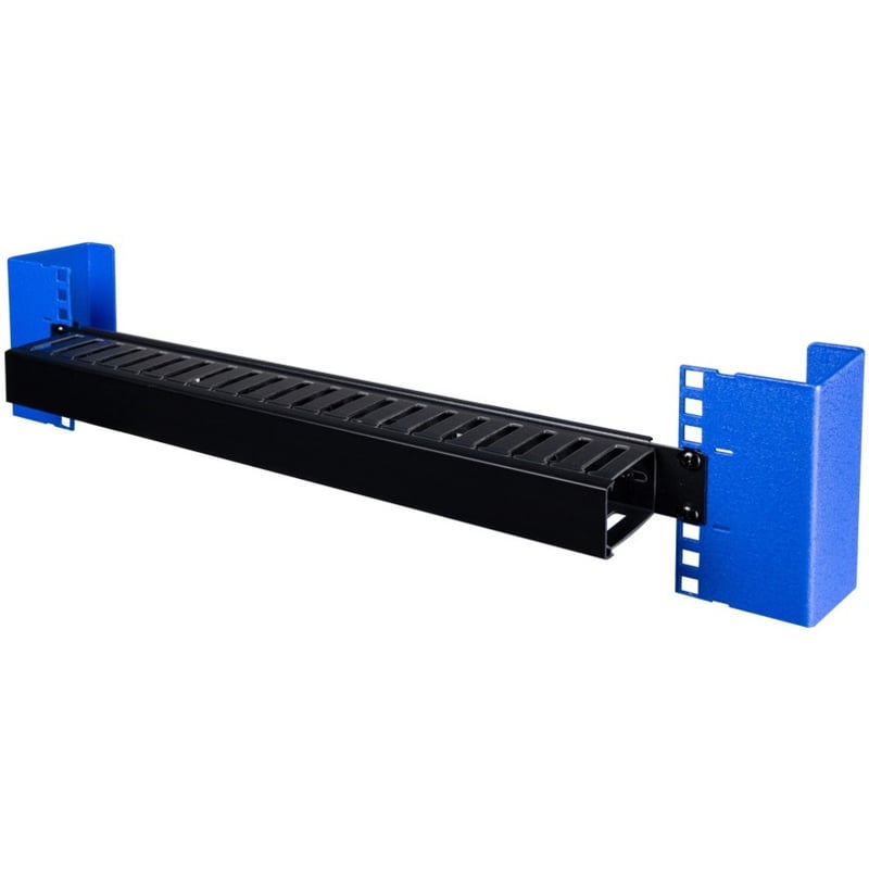 Rack Solutions 1U Horizontal Plastic Cable Duct With Cover (2.5in Deep) - Thumbnail 2