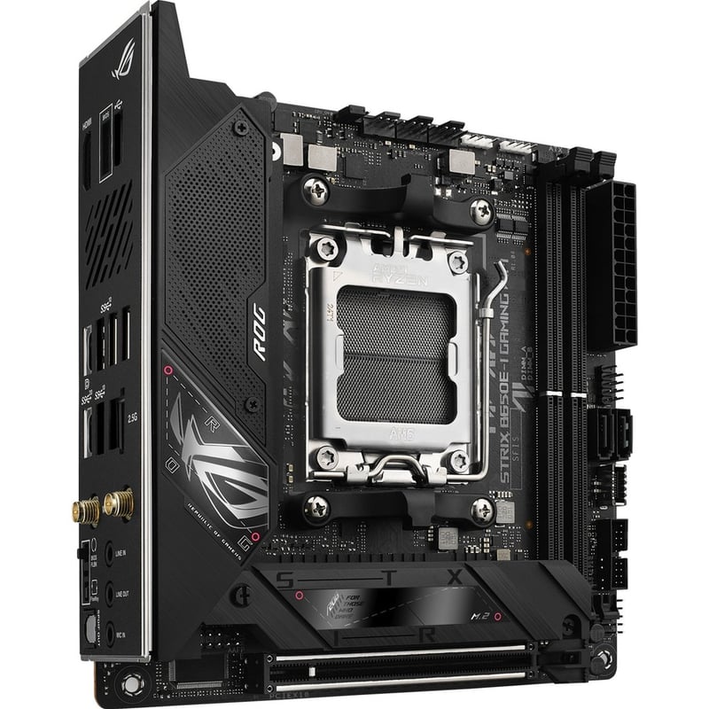 Asus ROG Strix B650E-I GAMING WIFI Gaming Desktop Motherboard - AMD B650 Chipset - Socket AM5 - Mini ITX - Thumbnail 2