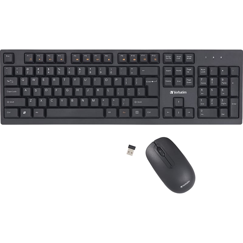 Verbatim Wireless Keyboard and Mouse - Thumbnail 1
