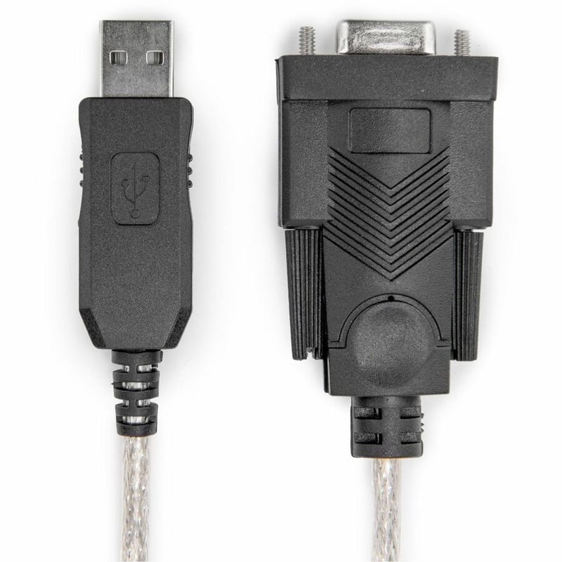 USB TO SERIAL NULL MODEM 3FT RS232 DB9 SERIAL ADAPTER CABLE - Thumbnail 3