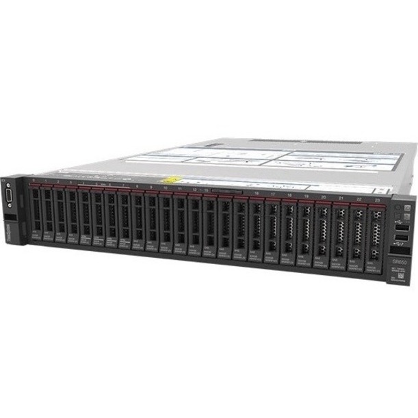 Lenovo ThinkSystem SR650 V2 7Z73A0BKNA 2U Rack Server - Xeon Silver 4316 2.30 GHz - 32 GB RAM - Serial ATA Controller - Thumbnail 2