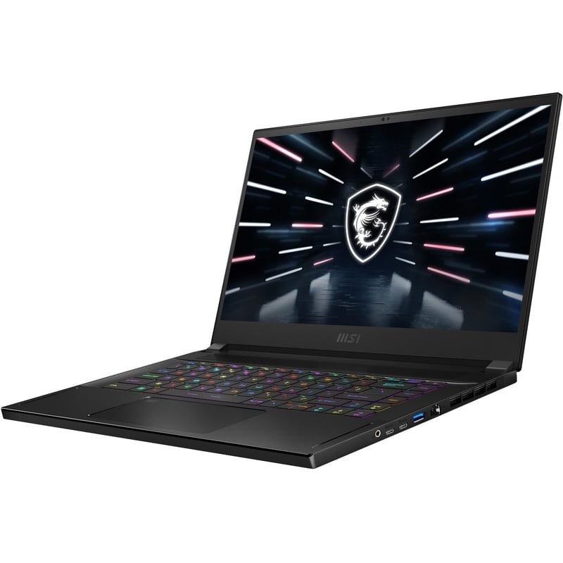 MSI Stealth GS66 12U Stealth GS66 12UGS-245 15.6" Gaming Notebook - Full HD - 1920 x 1080 - Intel Core i7 12th Gen i7-12700H 1.70 GHz - 32 GB Total RAM - 1 TB SSD - Core Black - Thumbnail 1