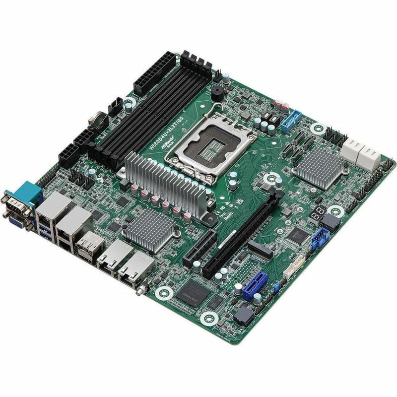 ASROCK RACK W680D4U-2L2T/G5 MICRO-ATX SERVER MOTHERBOARD SINGLE SOCKET 12TH & 13 - Thumbnail 1