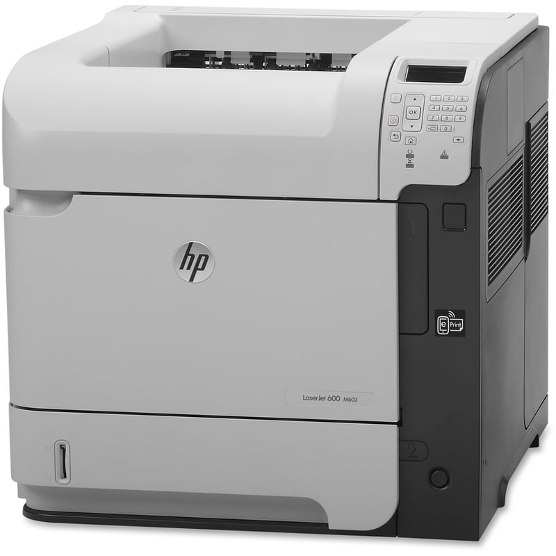 HP LaserJet 600 M603N Desktop Laser Printer - Refurbished - Monochrome - Thumbnail 4