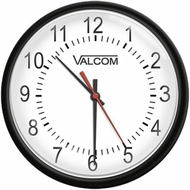 VALCOMS QUARTZ WIRELESS ANALOG CLOCKS ARE AVAILABLE IN 12 ROUND METAL CASE WITH
