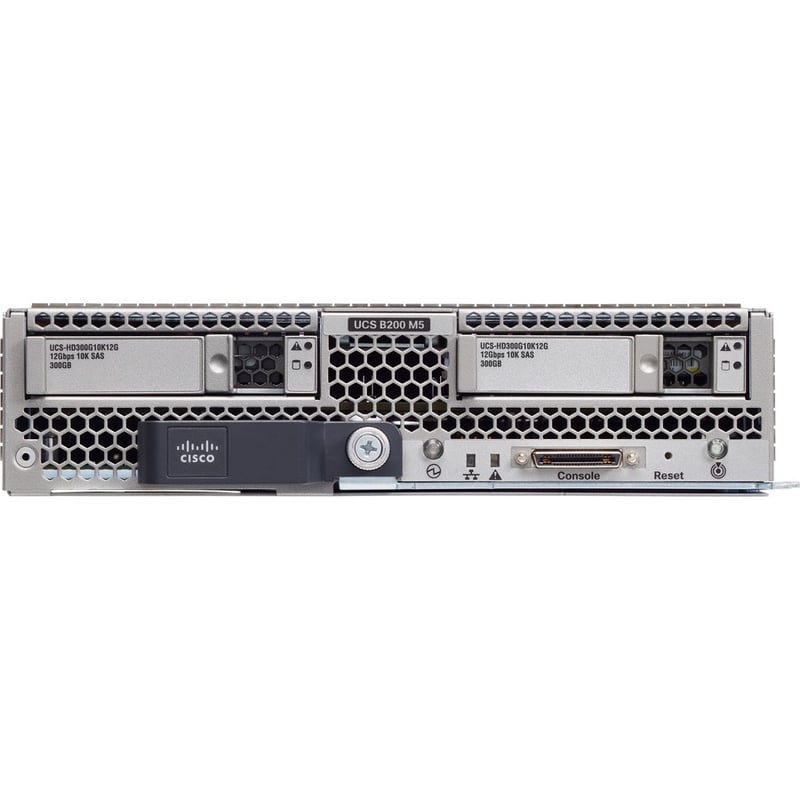 Cisco B200 M5 UCSB-B200M5-RSV1A Blade Server - 2 x Intel Xeon 6252 2.10 GHz - 64 GB RAM - 240 GB SSD - (1 x 240GB) SSD Configuration - 12Gb/s SAS Controller