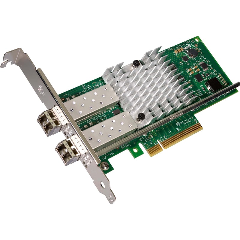 INTEL 10GP 2 PORTS PCI-E LOW PROFILE SERVER ADAPTER - Thumbnail 1