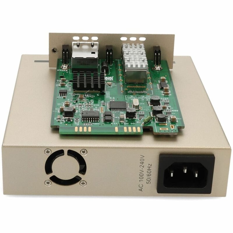 AddOn 10GBase-T RJ-45 & SFP+ Slot Standalone Media Converter Card Kit - Thumbnail 4