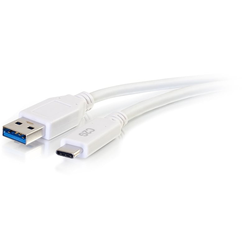 10FT USB M C TO A M 3.2 GEN1 3A WH (3M) - Thumbnail 2