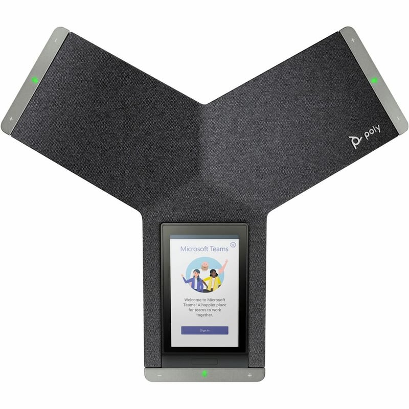 Poly Trio C60 IP Conference Station - Corded/Cordless - Wi-Fi, Bluetooth - Black - Thumbnail 5