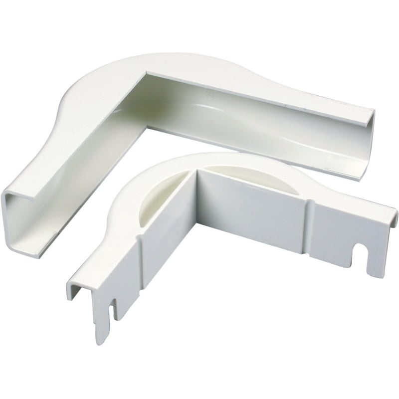 Wiremold 2818FO-WH Radiused External Elbow, White