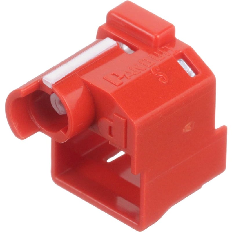 Panduit Super Recessed, Lock-In Devices, Red - Thumbnail 2