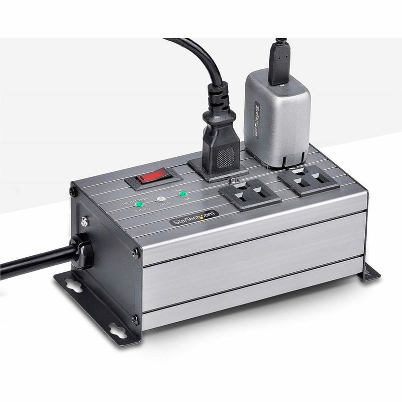4-PORT INDUSTRIAL POWER STRIP - SURGE PROTECTION MOUNTABLE PDU - Thumbnail 3