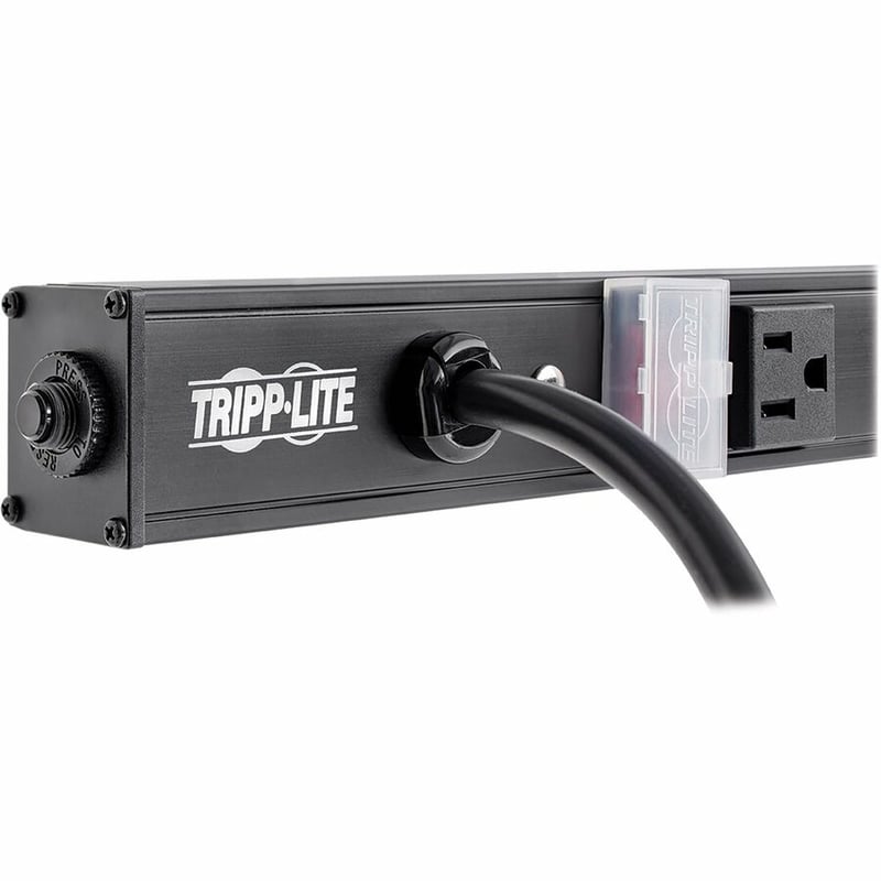 Tripp Lite by Eaton 16-Outlet Vertical Power Strip 120V 15A NEMA 5-15P 15 ft. (4.57 m) Cord 48 in. Black Housing - Thumbnail 4