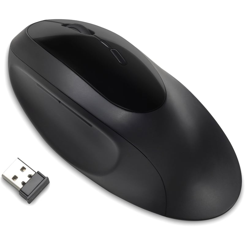Kensington Pro Fit Ergo Wireless Mouse-Black - Thumbnail 1