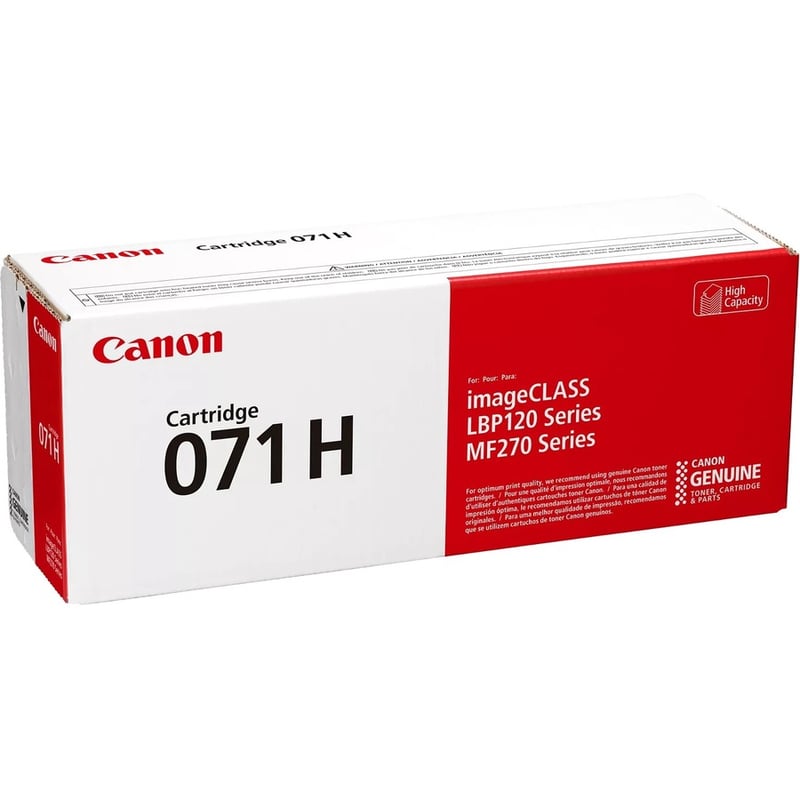 Canon 071H Original High Yield Laser Toner Cartridge - Black - 1 Pack - Thumbnail 5