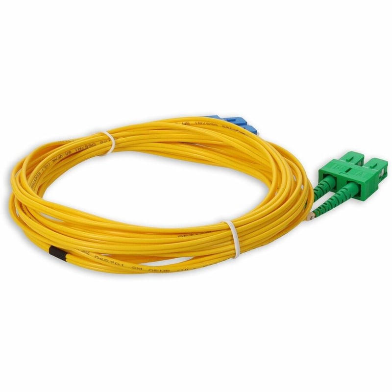 AddOn 3m ASC (Male) to SC (Male) Yellow OS2 Duplex Fiber OFNR (Riser-Rated) Patch Cable - Thumbnail 5
