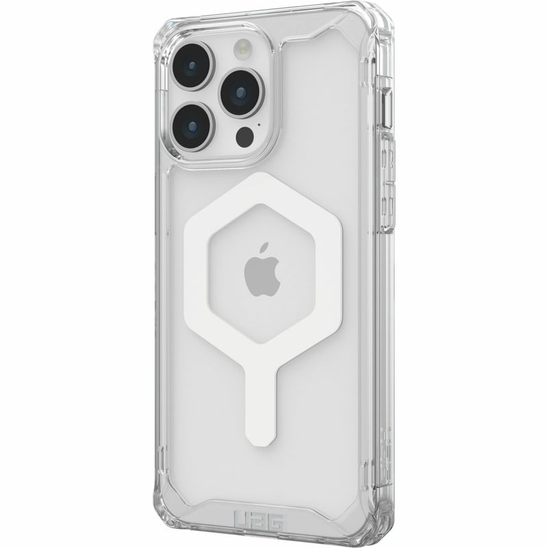 Urban Armor Gear Plyo iPhone 15 Pro Max Case - Ice/White - Thumbnail 1